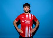 2 February 2023; John Mahon poses for a portrait during a Sligo Rovers squad portrait session at The Showgrounds in Sligo. Photo by Stephen McCarthy/Sportsfile