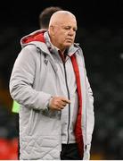 3 February 2023; Wales head coach Warren Gatland during the Wales rugby captain's run at Principality Stadium in Cardiff, Wales. Photo by Brendan Moran/Sportsfile