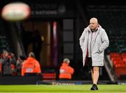 3 February 2023; Wales head coach Warren Gatland during the Wales rugby captain's run at Principality Stadium in Cardiff, Wales. Photo by Brendan Moran/Sportsfile