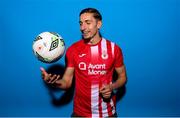 2 February 2023; Lukas Browning poses for a portrait during a Sligo Rovers squad portrait session at The Showgrounds in Sligo. Photo by Stephen McCarthy/Sportsfile