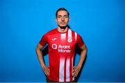 2 February 2023; Lukas Browning poses for a portrait during a Sligo Rovers squad portrait session at The Showgrounds in Sligo. Photo by Stephen McCarthy/Sportsfile