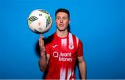 2 February 2023; Will Fitzgerald poses for a portrait during a Sligo Rovers squad portrait session at The Showgrounds in Sligo. Photo by Stephen McCarthy/Sportsfile