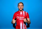 2 February 2023; Johan Brannefalk poses for a portrait during a Sligo Rovers squad portrait session at The Showgrounds in Sligo. Photo by Stephen McCarthy/Sportsfile