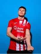2 February 2023; Cillian Heaney poses for a portrait during a Sligo Rovers squad portrait session at The Showgrounds in Sligo. Photo by Stephen McCarthy/Sportsfile