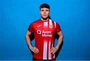 2 February 2023; Cillian Heaney poses for a portrait during a Sligo Rovers squad portrait session at The Showgrounds in Sligo. Photo by Stephen McCarthy/Sportsfile