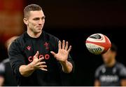 3 February 2023; George North during the Wales rugby captain's run at Principality Stadium in Cardiff, Wales. Photo by Brendan Moran/Sportsfile