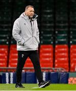 3 February 2023; Forwards coach Jonathan Humphreys during the Wales rugby captain's run at Principality Stadium in Cardiff, Wales. Photo by Brendan Moran/Sportsfile