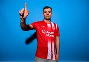 2 February 2023; James Finnerty poses for a portrait during a Sligo Rovers squad portrait session at The Showgrounds in Sligo. Photo by Stephen McCarthy/Sportsfile