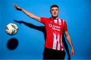 2 February 2023; Reece Hutchinson poses for a portrait during a Sligo Rovers squad portrait session at The Showgrounds in Sligo. Photo by Stephen McCarthy/Sportsfile