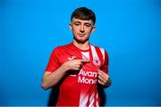 2 February 2023; Sean McAteer poses for a portrait during a Sligo Rovers squad portrait session at The Showgrounds in Sligo. Photo by Stephen McCarthy/Sportsfile