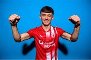 2 February 2023; Sean McAteer poses for a portrait during a Sligo Rovers squad portrait session at The Showgrounds in Sligo. Photo by Stephen McCarthy/Sportsfile