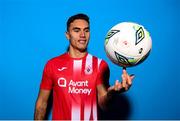 2 February 2023; Max Mata poses for a portrait during a Sligo Rovers squad portrait session at The Showgrounds in Sligo. Photo by Stephen McCarthy/Sportsfile