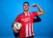 2 February 2023; Max Mata poses for a portrait during a Sligo Rovers squad portrait session at The Showgrounds in Sligo. Photo by Stephen McCarthy/Sportsfile