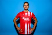 2 February 2023; Max Mata poses for a portrait during a Sligo Rovers squad portrait session at The Showgrounds in Sligo. Photo by Stephen McCarthy/Sportsfile