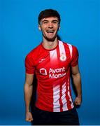 2 February 2023; Niall Morahan poses for a portrait during a Sligo Rovers squad portrait session at The Showgrounds in Sligo. Photo by Stephen McCarthy/Sportsfile