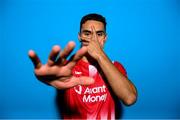 2 February 2023; Max Mata poses for a portrait during a Sligo Rovers squad portrait session at The Showgrounds in Sligo. Photo by Stephen McCarthy/Sportsfile