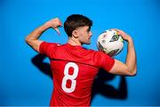 2 February 2023; Niall Morahan poses for a portrait during a Sligo Rovers squad portrait session at The Showgrounds in Sligo. Photo by Stephen McCarthy/Sportsfile