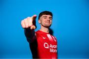 2 February 2023; Niall Morahan poses for a portrait during a Sligo Rovers squad portrait session at The Showgrounds in Sligo. Photo by Stephen McCarthy/Sportsfile