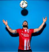 2 February 2023; David Cawley poses for a portrait during a Sligo Rovers squad portrait session at The Showgrounds in Sligo. Photo by Stephen McCarthy/Sportsfile