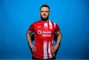 2 February 2023; David Cawley poses for a portrait during a Sligo Rovers squad portrait session at The Showgrounds in Sligo. Photo by Stephen McCarthy/Sportsfile