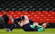 3 February 2023; Iain Henderson during the Ireland rugby captain's run at Principality Stadium in Cardiff, Wales. Photo by Brendan Moran/Sportsfile