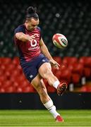 3 February 2023; James Lowe during the Ireland rugby captain's run at Principality Stadium in Cardiff, Wales. Photo by Brendan Moran/Sportsfile