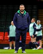 3 February 2023; Head coach Andy Farrell during the Ireland rugby captain's run at Principality Stadium in Cardiff, Wales. Photo by Brendan Moran/Sportsfile