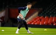 3 February 2023; Conor Murray during the Ireland rugby captain's run at Principality Stadium in Cardiff, Wales. Photo by Brendan Moran/Sportsfile