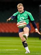 3 February 2023; Craig Casey during the Ireland rugby captain's run at Principality Stadium in Cardiff, Wales. Photo by Brendan Moran/Sportsfile