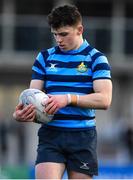 3 February 2023; Sam Wisniewski of St Vincent's Castleknock College during the Bank of Ireland Leinster Rugby Schools Senior Cup First Round match between CBC Monkstown and St Vincent’s Castleknock College at Energia Park in Dublin. Photo by Tyler Miller/Sportsfile