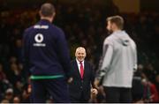 4 February 2023; Wales head coach Warren Gatland during the Guinness Six Nations Rugby Championship match between Wales and Ireland at Principality Stadium in Cardiff, Wales. Photo by David Fitzgerald/Sportsfile