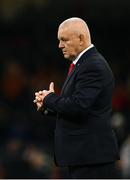 4 February 2023; Wales head coach Warren Gatland before the Guinness Six Nations Rugby Championship match between Wales and Ireland at Principality Stadium in Cardiff, Wales. Photo by Brendan Moran/Sportsfile