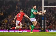 4 February 2023; Stuart McCloskey of Ireland in action against Jac Morgan of Wales during the Guinness Six Nations Rugby Championship match between Wales and Ireland at Principality Stadium in Cardiff, Wales. Photo by Brendan Moran/Sportsfile