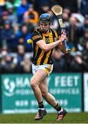 4 February 2023; Billy Drennan of Kilkenny shoots to score his side's first goal during the Allianz Hurling League Division 1 Group B match between Antrim and Kilkenny at Corrigan Park in Belfast. Photo by Ramsey Cardy/Sportsfile