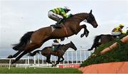 4 February 2023; Any Second Now, with Mark Walsh up, during the Paddy Power Irish Gold Cup on day one of the Dublin Racing Festival at Leopardstown Racecourse in Dublin. Photo by Seb Daly/Sportsfile
