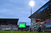 4 February 2023; A general view of Kingspan Stadium before the Celtic Challenge 2023 match between Combined Provinces XV and The Thistles at Kingspan Stadium in Belfast. Photo by Ben McShane/Sportsfile