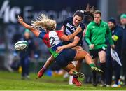 4 February 2023; Aoife Dalton of Combined Provinces XV in action against Rachel Philipps of The Thistles during the Celtic Challenge 2023 match between Combined Provinces XV and The Thistles at Kingspan Stadium in Belfast. Photo by Ben McShane/Sportsfile