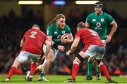 4 February 2023; Finlay Bealham of Ireland in action against Ken Owens and Alun Wyn Jones of Wales during the Guinness Six Nations Rugby Championship match between Wales and Ireland at Principality Stadium in Cardiff, Wales. Photo by Brendan Moran/Sportsfile