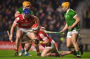 4 February 2023; Conor O’Callaghan of Cork fails to gather possession during the Allianz Hurling League Division 1 Group A match between Cork and Limerick at Páirc Ui Chaoimh in Cork. Photo by Eóin Noonan/Sportsfile