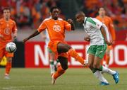 5 June 2004; Clinton Morrison, Republic of Ireland, in action against Clarence Seedorf, Holland. International Friendly, Holland v Republic of Ireland, Amsterdam Arena, Amsterdam, Holland. Picture credit; David Maher / SPORTSFILE