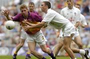 6 June 2004; Rob McCabe, Kildare, in action against Darren Foran, Wexford. Bank of Ireland Leinster Senior Football Championship, Wexford v Kildare, Croke Park, Dublin. Picture credit; Matt Browne / SPORTSFILE