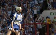 6 June 2004; Paul O'Brien, Waterford, celebrates after scoring the winning goal. Guinness Munster Senior Hurling Championship Semi-Final, Tipperary v Waterford, Pairc Ui Chaoimh, Cork. Picture credit; Pat Murphy / SPORTSFILE