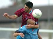 7 June 2004; Tony Grant, Bohemians, in action against Danny O'Connor, Drogheda United. eircom League, Premier Division, Drogheda United v Bohemians, United Park, Drogheda, Co. Louth. Picture credit; David Maher / SPORTSFILE