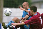 7 June 2004; Tony Grant, Bohemians, in action against Brian Kelly, Drogheda United. eircom League, Premier Division, Drogheda United v Bohemians, United Park, Drogheda, Co. Louth. Picture credit; David Maher / SPORTSFILE