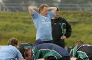 10 June 2004; Coach Eddie O'Sullivan with his players during Ireland rugby squad training. Sea Point Rugby Football Club, Cape Town, South Africa. Picture credit; Matt Browne / SPORTSFILE