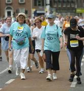 7 June 2004; Some of the fun runners / walkers competing in the 2004 Flora Women's Mini-Marathon. Dublin. Picture credit; Brendan Moran / SPORTSFILE