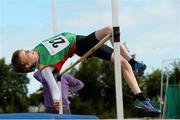 18 August 2013; Donal English Hayden, from Ballon/Rathoe, Co. Carlow, competing in the U16 Boys High Jump. Community Games August Festival 2013, Athlone Institute of Technology, Athlone, Co. Westmeath. Picture credit: David Maher / SPORTSFILE