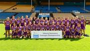 17 August 2013; The Wexford squad. Liberty Insurance All-Ireland Senior Camogie Championship, Semi-Final, Wexford v Galway, Semple Stadium, Thurles, Co. Tipperary. Photo by Sportsfile