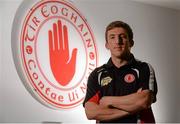 19 August 2013; Tyrone's Dermot Carlin during a press event ahead of their GAA Football All-Ireland Senior Championship Semi-Final against Mayo on Sunday. Tyrone Press Event, Tyrone GAA Headquarters, Garvaghey, Co. Tyrone. Picture credit: Oliver McVeigh / SPORTSFILE