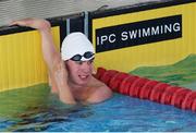 18 August 2013; Ireland's James Scully, from Rathoath, Co. Meath, competing in the Men's 50m Freestyle S5 Heats. 2013 IPC Swimming World Championships, Aquatic Complex, Parc Jean-Drapeau, Montreal, Canada. Picture credit: Vaughn Ridley / SPORTSFILE